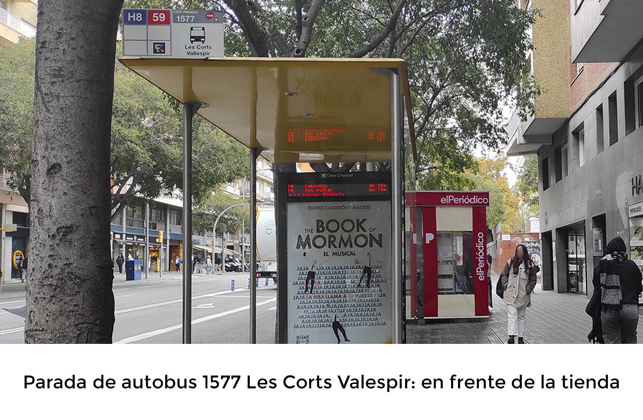 parada de bus les corts